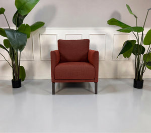Rolf Benz Cara Sofa + Sessel Rot – Komplettansicht | Aaron GmbH