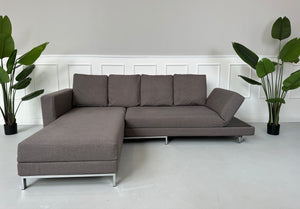 Brühl Fourtwo Ecksofa Stoff Grau Taupe – Ansicht 6
