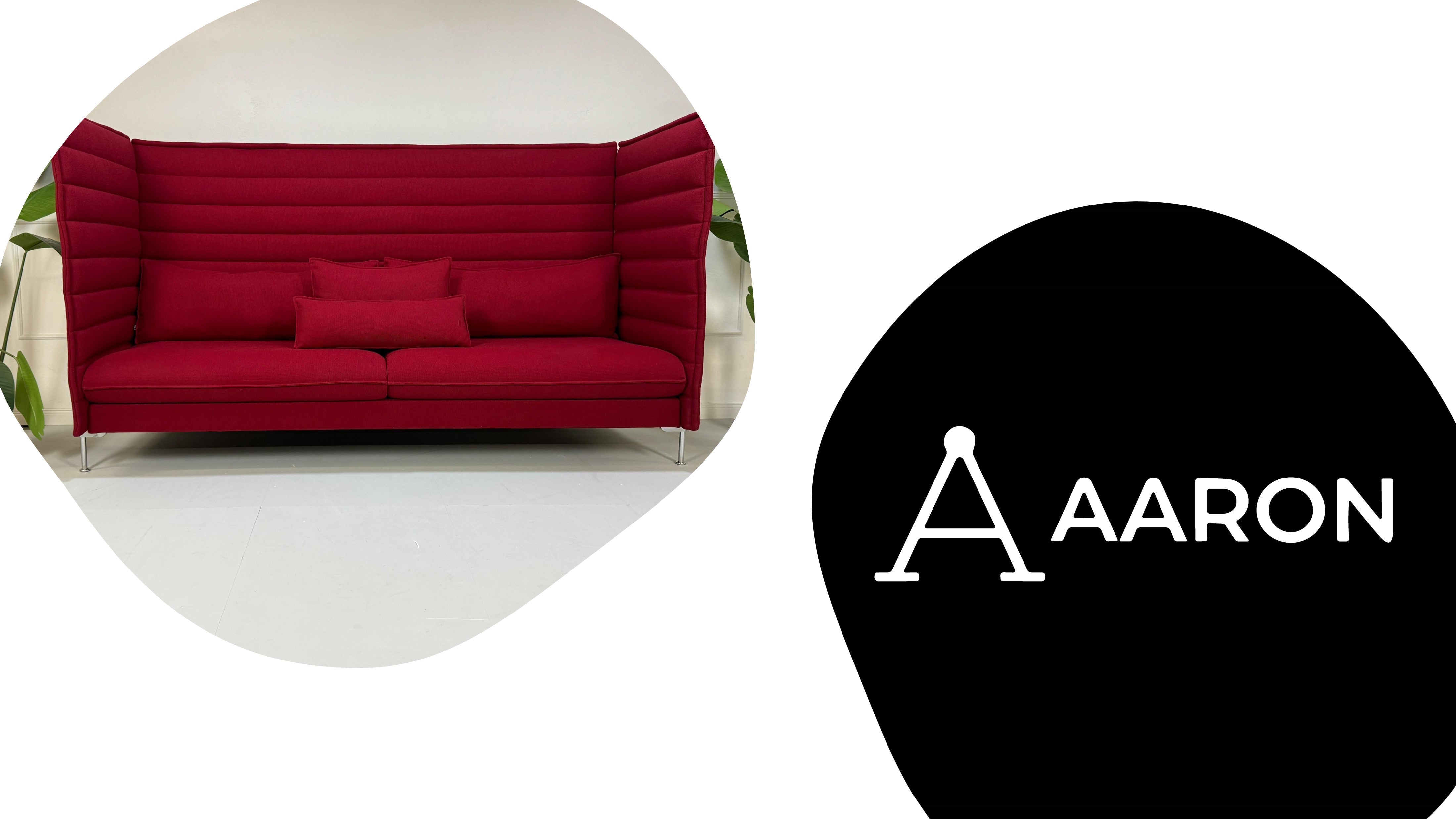 Designer-Sofas mit modernem, minimalistischen Design, angeboten von Aaron GmbH im Online-Shop für gebrauchte Sofas.