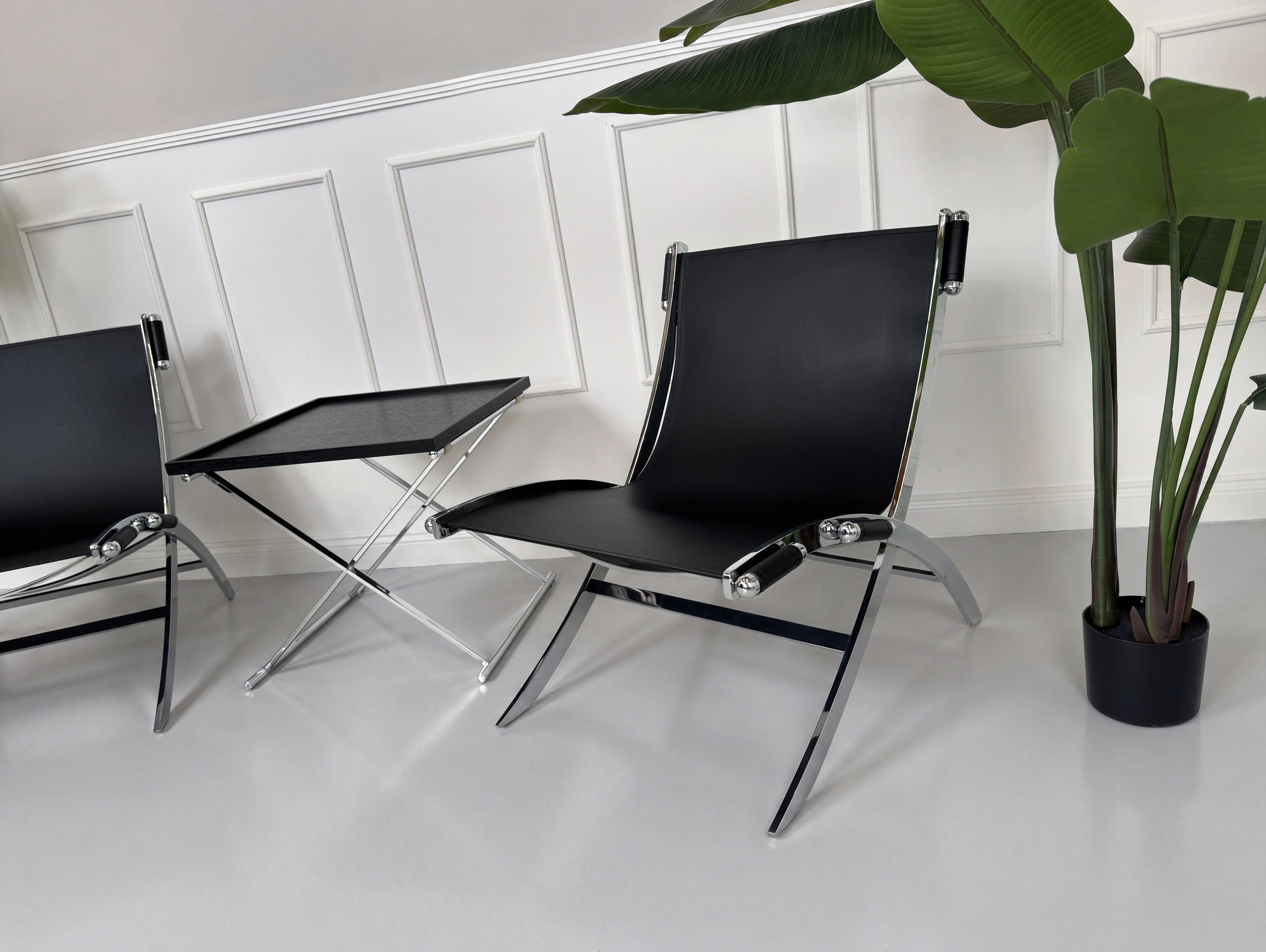 Flexform Timeless Chair Stuhl Leder Schwarz Citterio – Detailansicht | Aaron GmbH