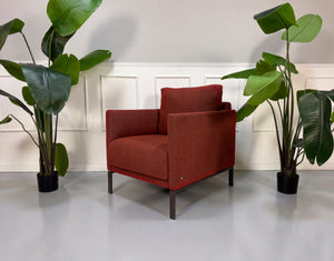 Rolf Benz Cara Sofa + Sessel Rot – Lehnenansicht | Aaron GmbH