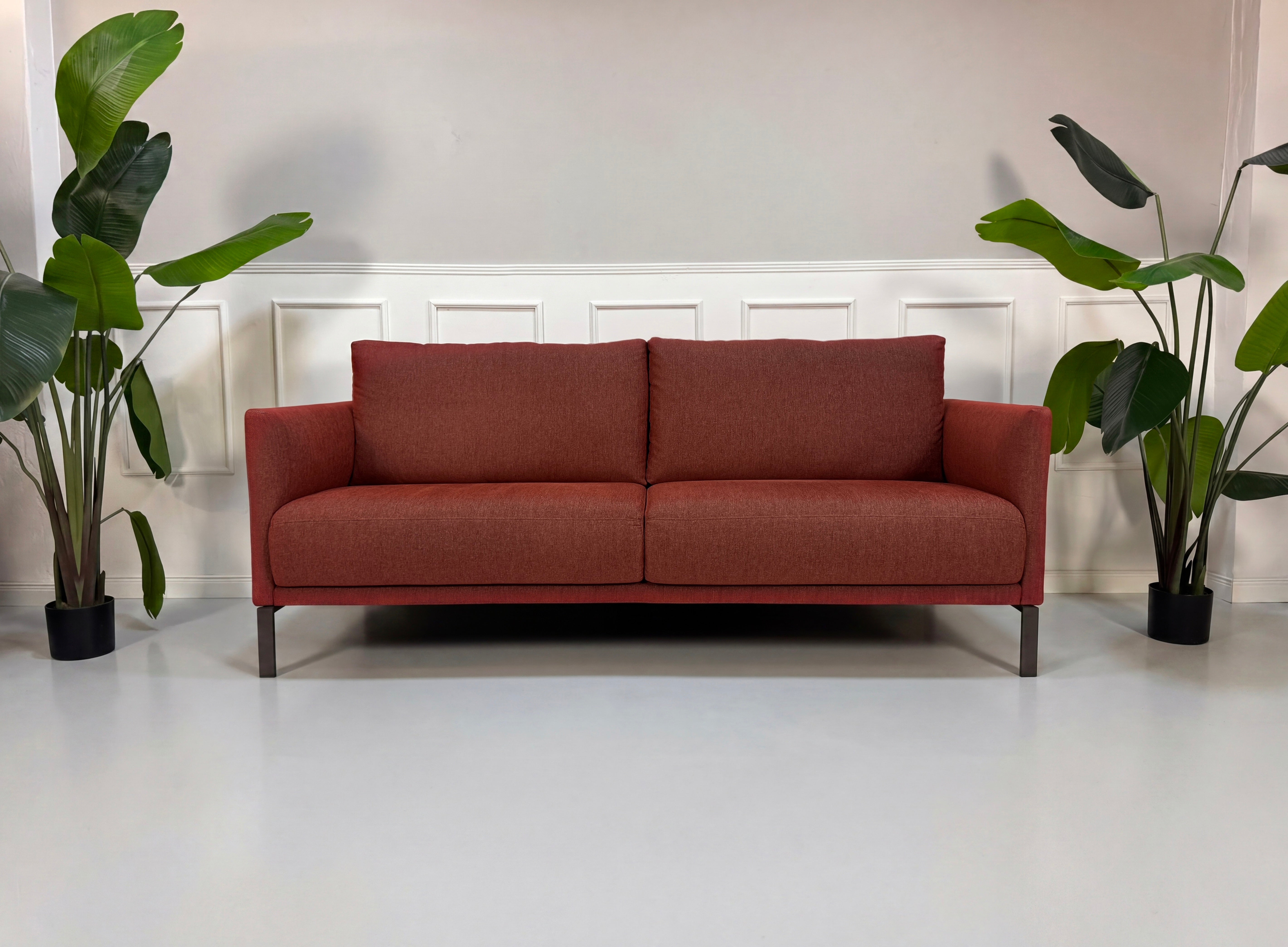 Rolf Benz Cara Sofa + Sessel Rot – Lageansicht | Aaron GmbH