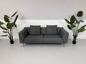 Rolf Benz 318 Linea Sofa Stoff Grau – Frontansicht