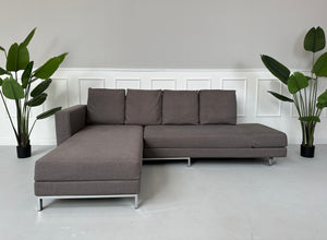 Brühl Fourtwo Ecksofa Stoff Grau Taupe – Aaron GmbH