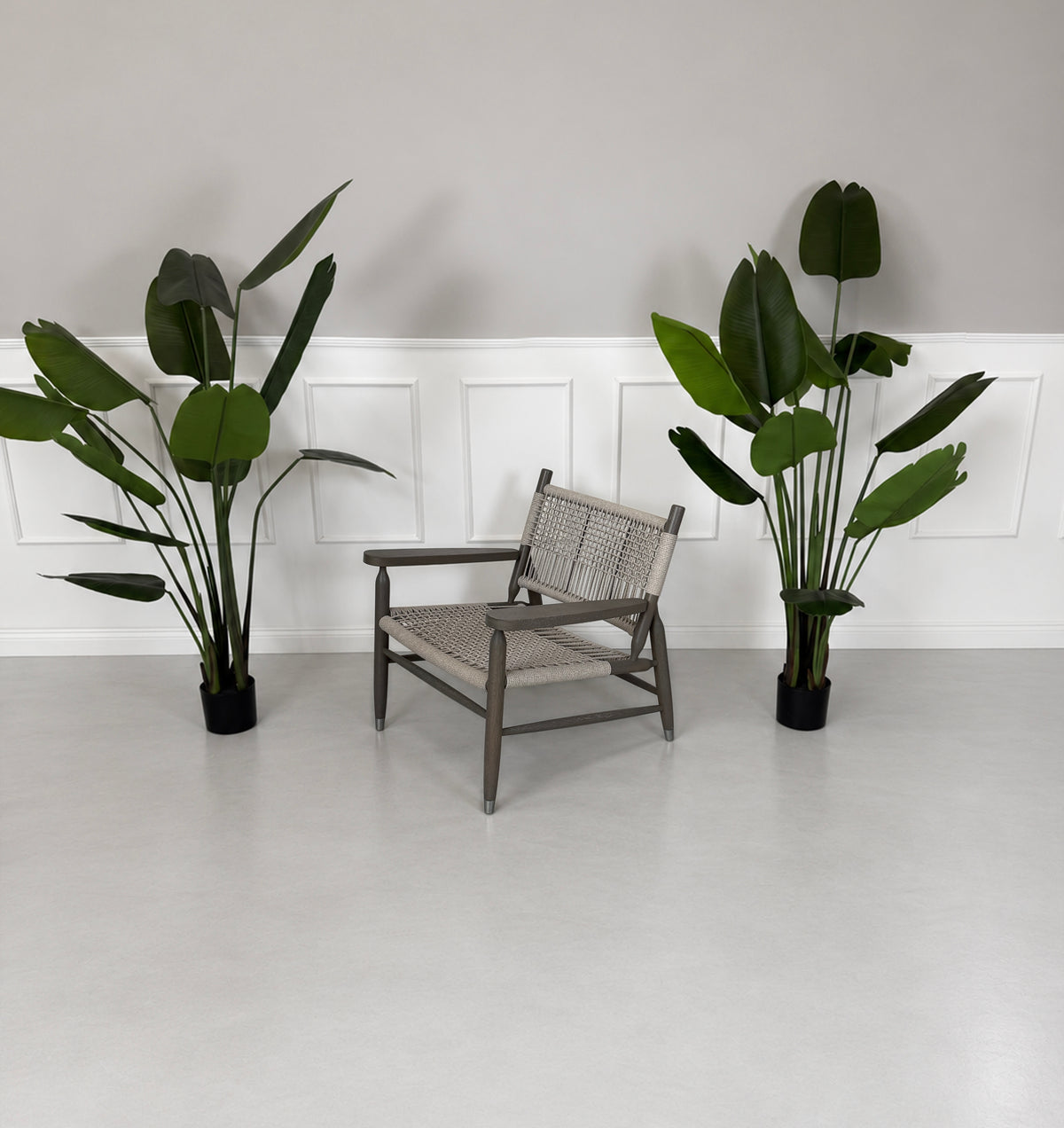 Flexform Tessa Outdoor Sessel Holz Grau